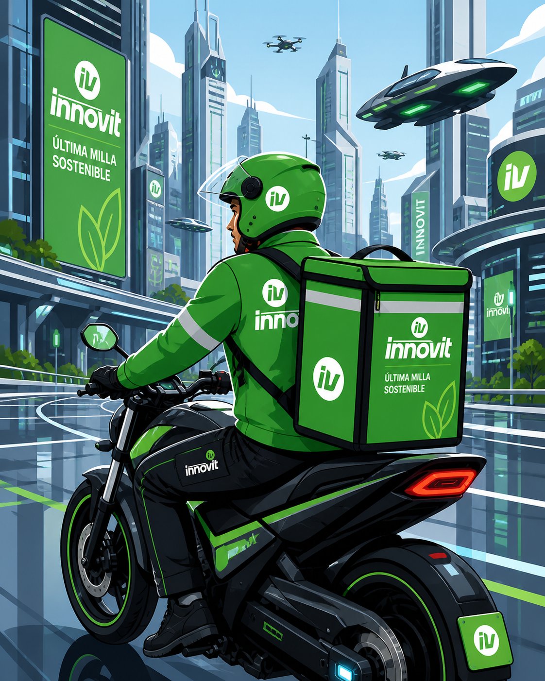 Inmovit Hub — Rider última milla sostenible
